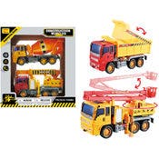 Friction-Powered Construction Vehicles - 8", 2 Pieces