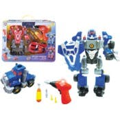 Changeable Robots - Battery Operated, Drill Included, 9.5"
