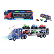 Semi Carrier Vehicle Set - Assorted, Friction Powered, 21"