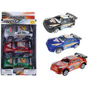 Sports Car Sets - 3 Pieces, Friction-Powered, 6"