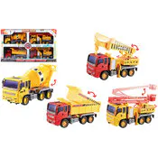 Construction Trucks Play Sets - Friction Power, 8.5"