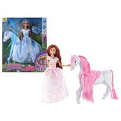 Doll & Horse Playsets - Blue/Pink, 10.25-12.25"