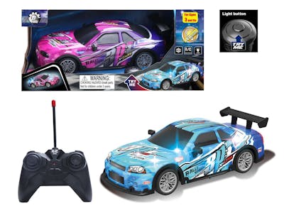 Remote Controle Rally Cars with LED Lights - 10.25"