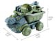 Sand Dinosaur Trucks with Accessories, Two Assorted - 11.5" (2 of 2)