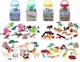 Toy Animal Playsets, Four Assorted - 22 Pieces (1 of 2)