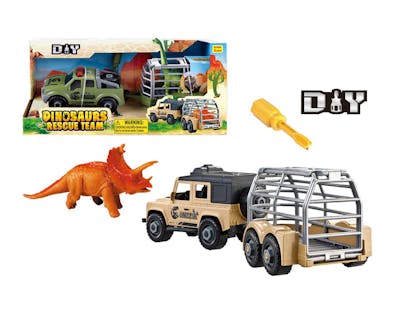 Take Apart Dinosaur Transport Truck Playsets, Assorted - 13"