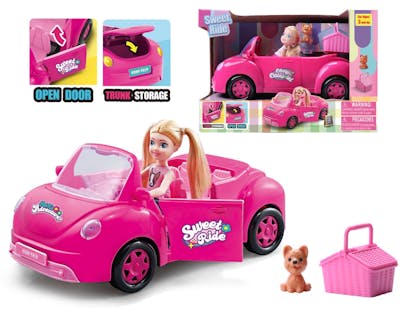 Dolls with Vehicle and Accessories, Assorted - 10"