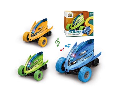 Friction Space Stunt Cars, Assorted Colors - 4.75"