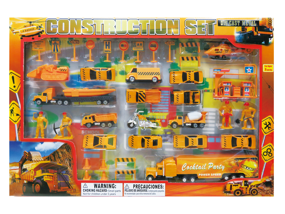 diecast construction set