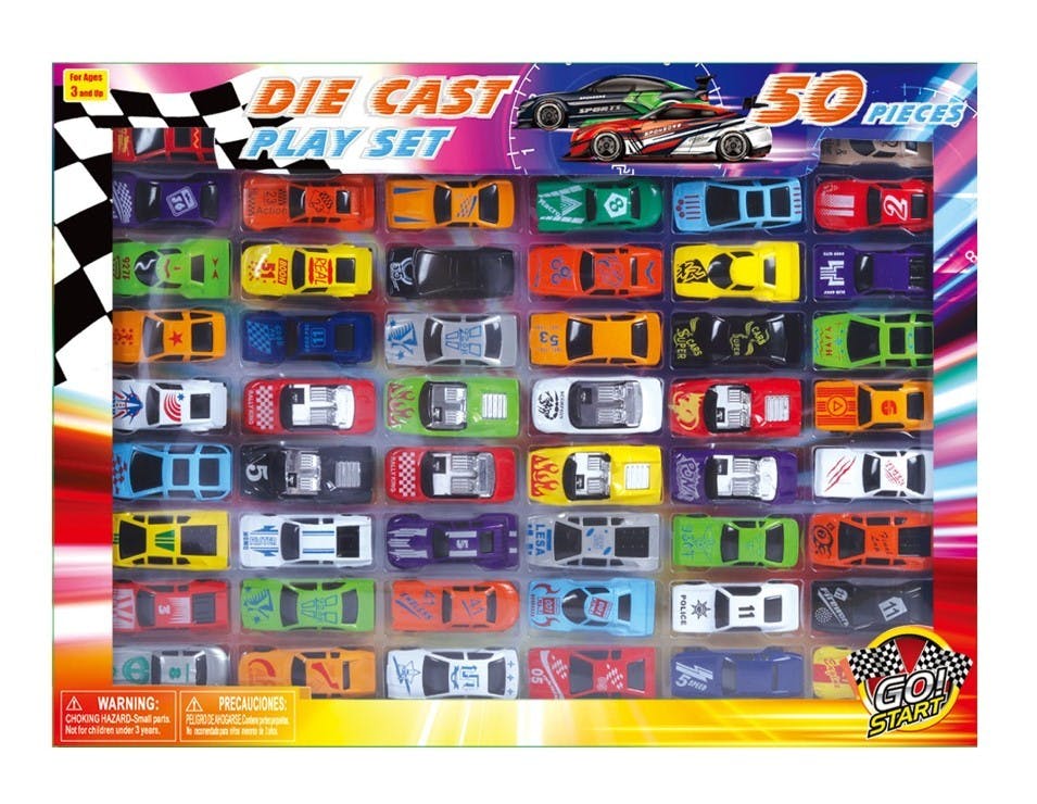 Wholesale Diecast Car Collection (50 Piece Set) (SKU 1895308) DollarDays