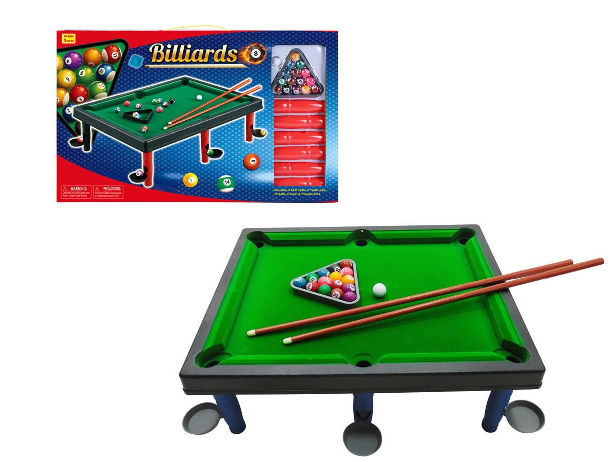 Wholesale Kids Billiards Set - Plastic, 25 Pieces