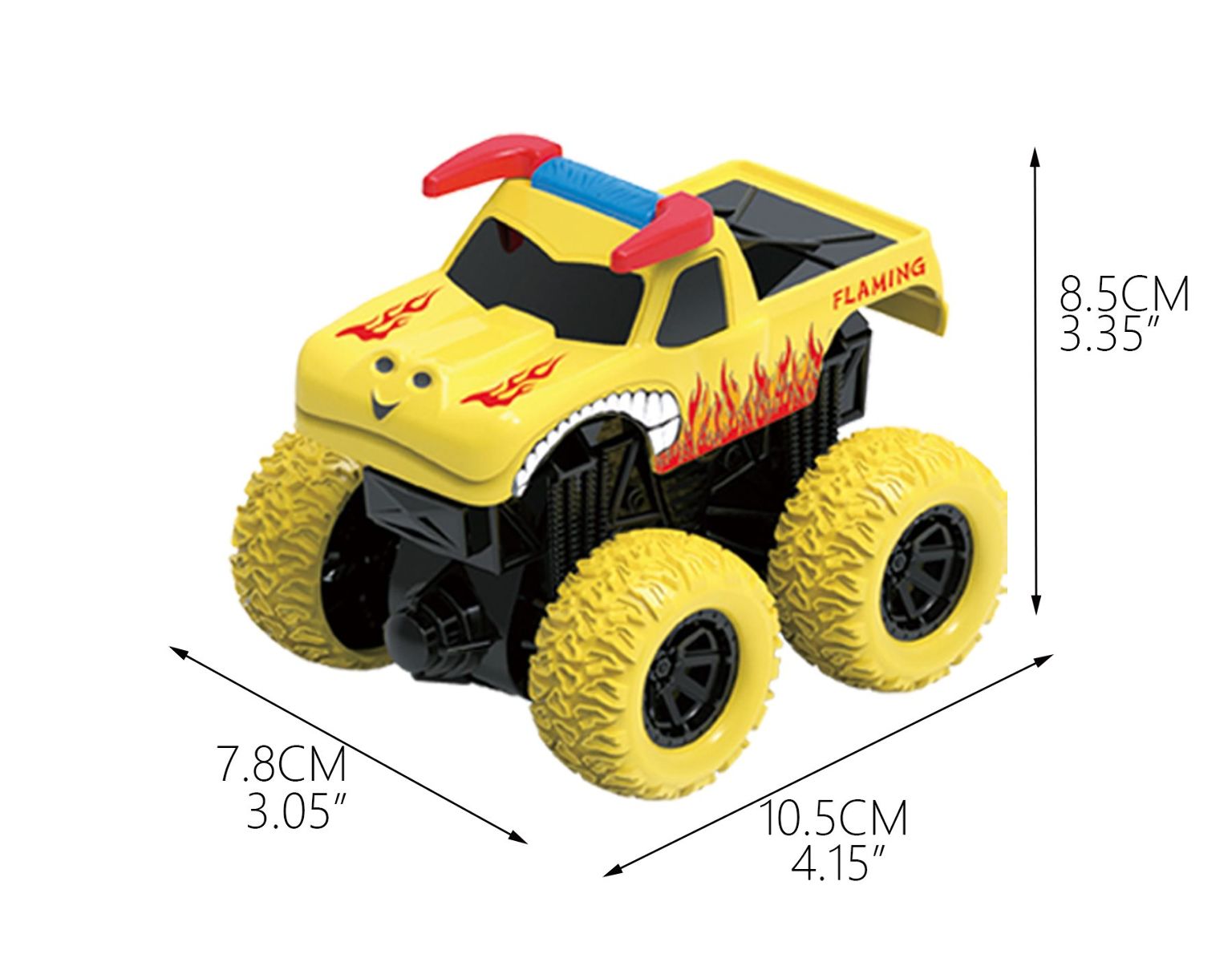 Wholesale Monster Truck Toys FrictionPowered, Assorted Colors