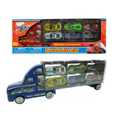 Semi-Truck Carrier Sets - 6 Cars Included