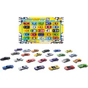 Diecast Car Playset - 25 Pieces