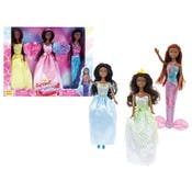 Princess Fantasy Dolls - 3 Pack, 12.25"