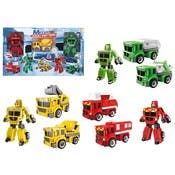 Robot Transforming Toys - Assorted Colors, 6" Size