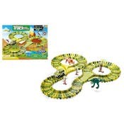 Dinosaur Track Toy Sets - 24.5", 128 Pieces