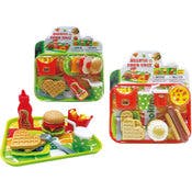 Deluxe Food Tray Playsets - 2 Styles, 20 Pieces