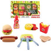 Play Food Playsets - Assorted, Plastic, 27 Pieces