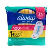 Always Ultra-Thin Maxi Pads - 10 Pack