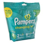 Pampers&reg; 2 ct. Changing Kit - Size 4