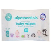 Wipessentials Baby Wipes - Unscented, 12 Count