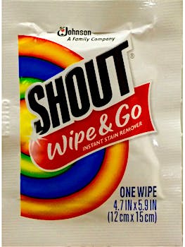 Shout Wipes - Portable Stain Treater Towelettes - (4- Pack,48