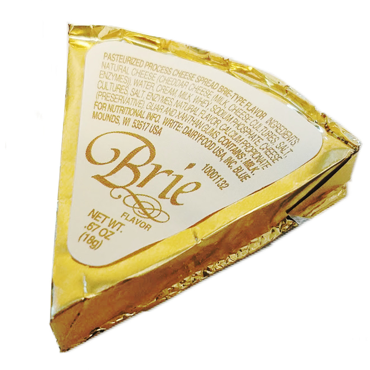 Wholesale Gourmet Brie Flavor Cheese Spread Wedge 0.67 oz