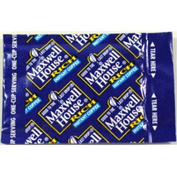 Wholesale Maxwell House Rich Instant Coffee Packet (SKU 915420) DollarDays