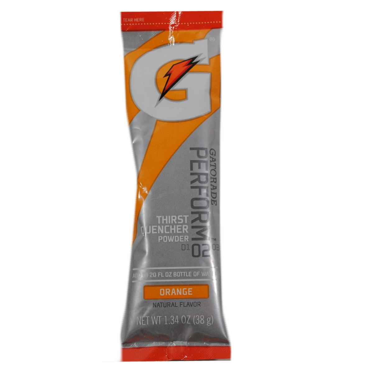 Wholesale Gatorade Perform 02 Powder Packet G Orange (SKU 697737