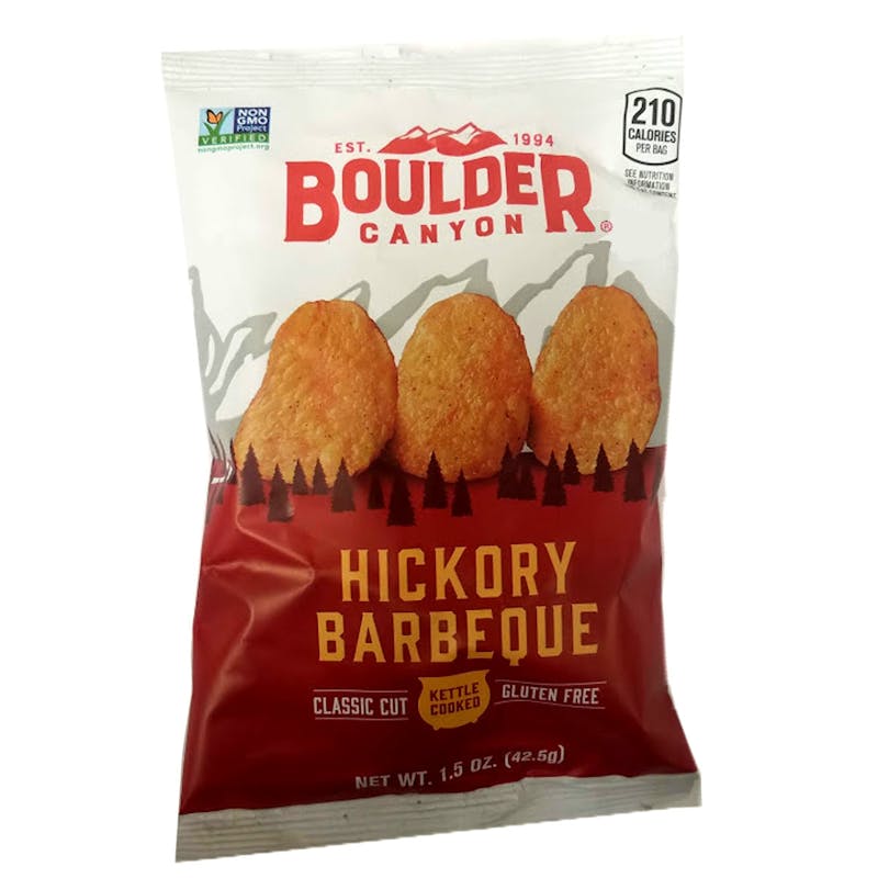 Boulder Canyon® Potato Chips - Hickory BBQ - 1.5 oz