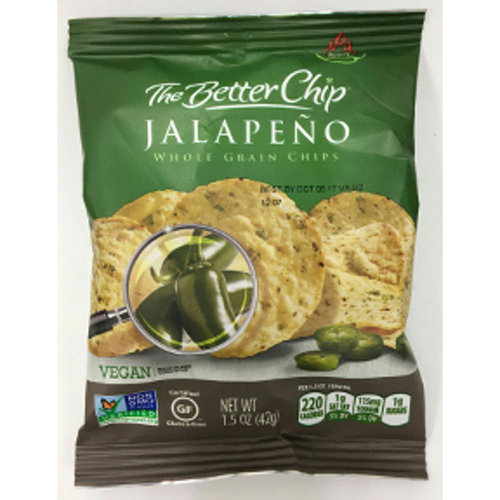Wholesale The Better Chip Spicy Jalapeno Whole Grain Chips 1.5 oz (SKU