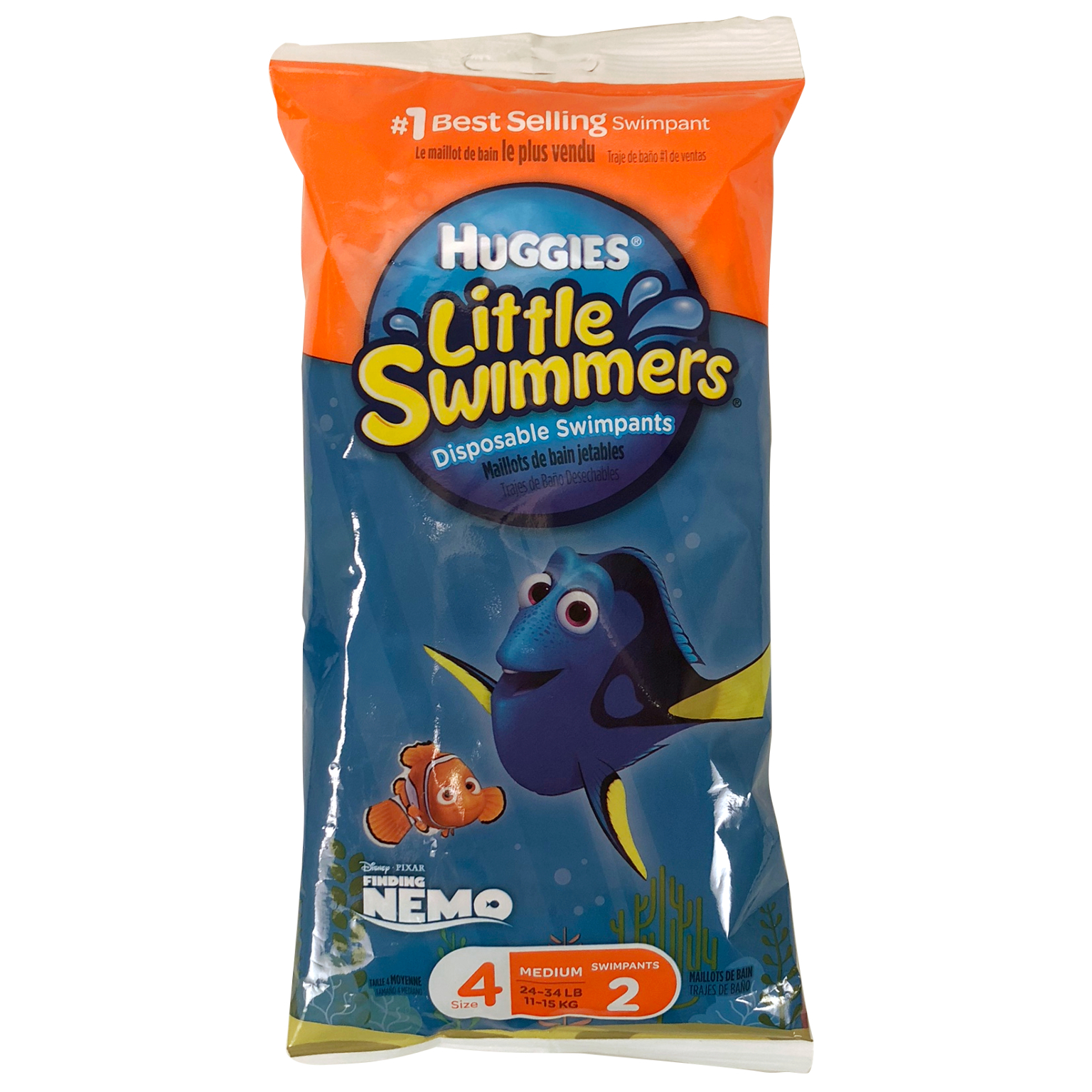 Wholesale Huggies Little Swimmers Size 4, 2 pack DollarDays