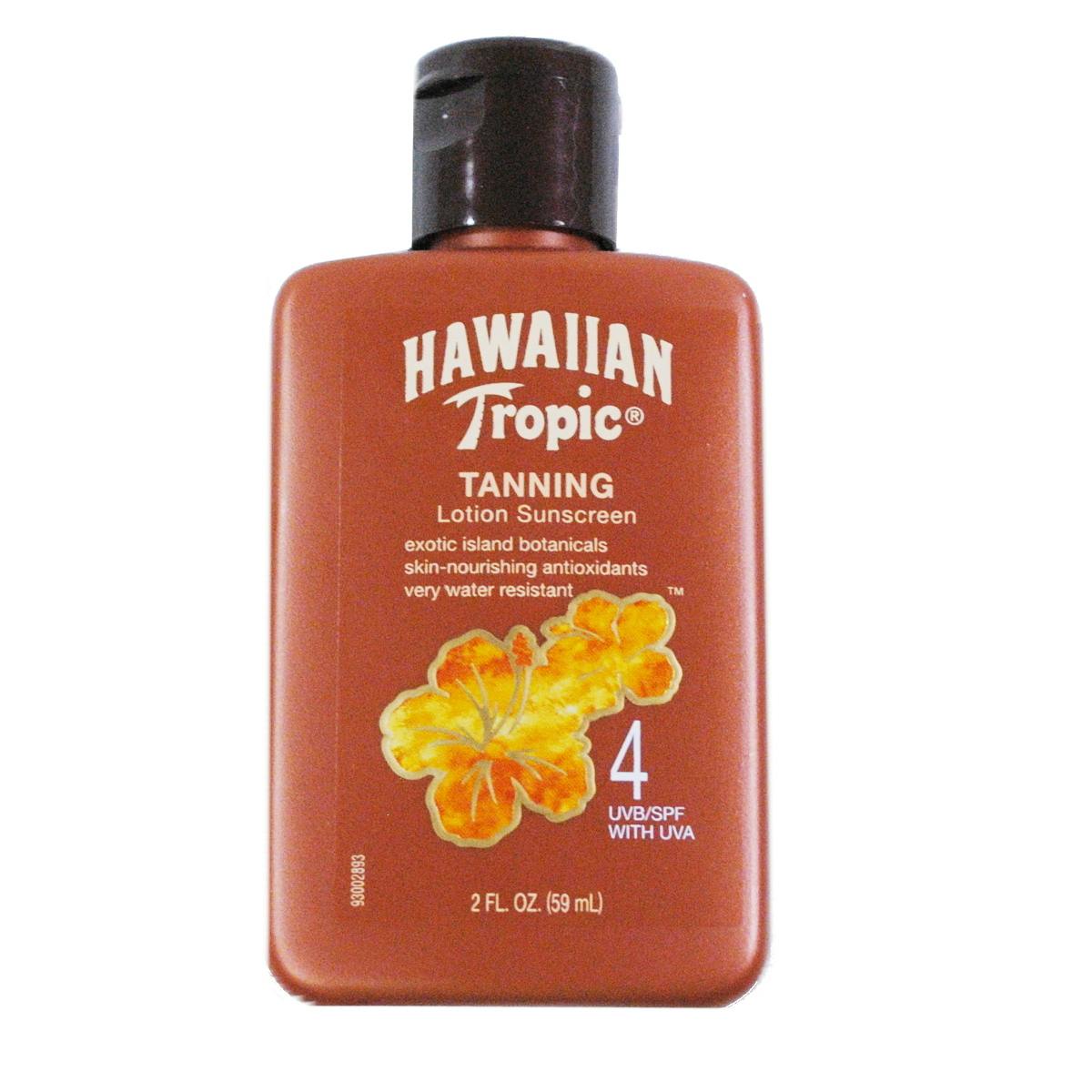 Wholesale Hawaiian Tropic Tanning Lotion Sunscreen SPF4 2 oz (SKU