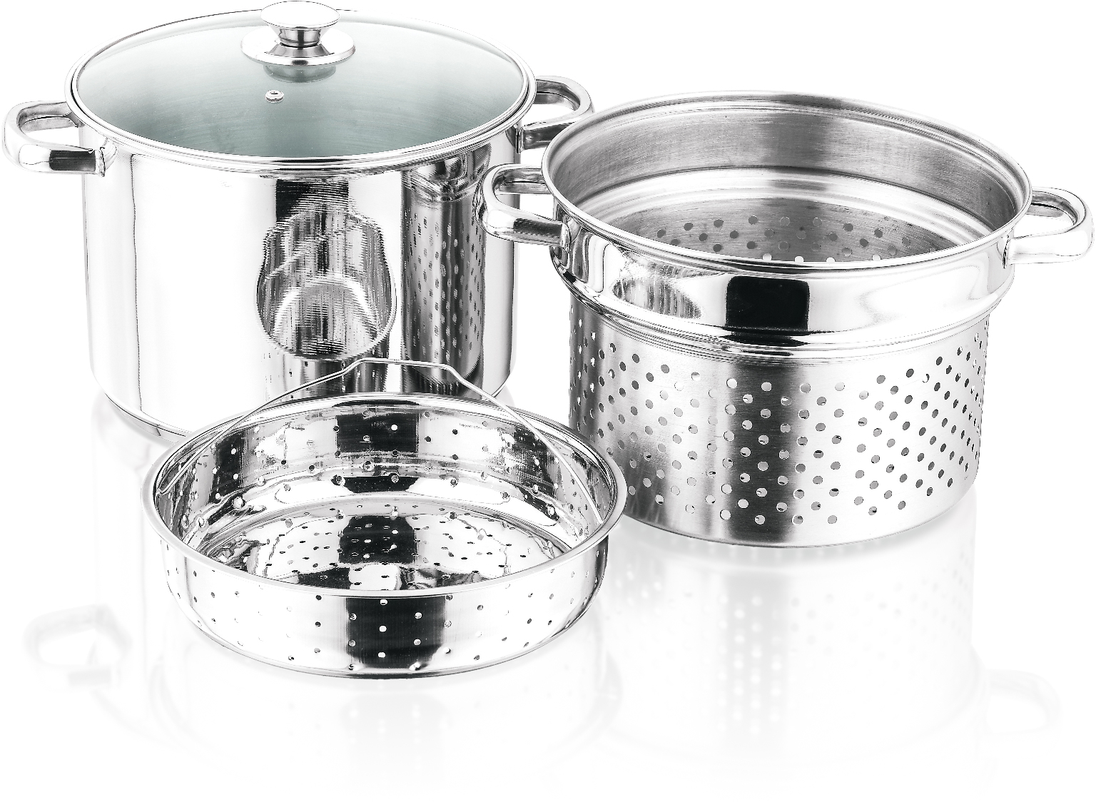 Wholesale Stainless Steel Pasta Pot Set Cooker 8qt DollarDays