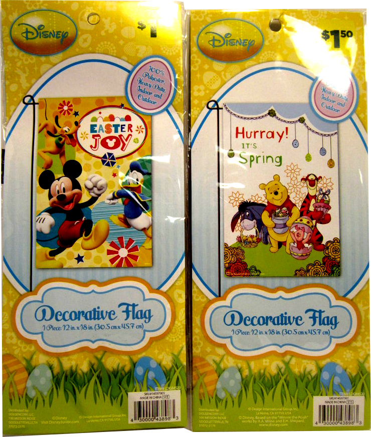 Wholesale Easter Disney Flags (SKU 1940284) DollarDays