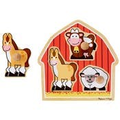 Melissa & Doug Jumbo Knob Puzzles - Barnyard