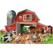 Melissa & Doug Floor Puzzles - Barn, 32 Pieces