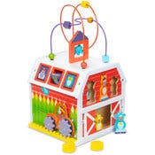Melissa & Doug Slide, Sort & Roll Activity Barn - 12M+