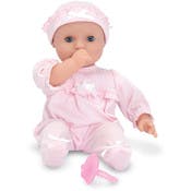 Melissa & Doug Jenna Baby Dolls - Pink, 12"