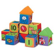 Melissa & Doug Match & Build Blocks - 14 Pieces