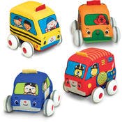 Melissa & Doug Pull-Back Vehicle Sets - Set of 4