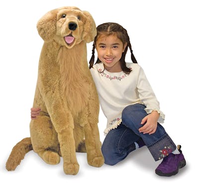 melissa and doug stuffed golden retriever