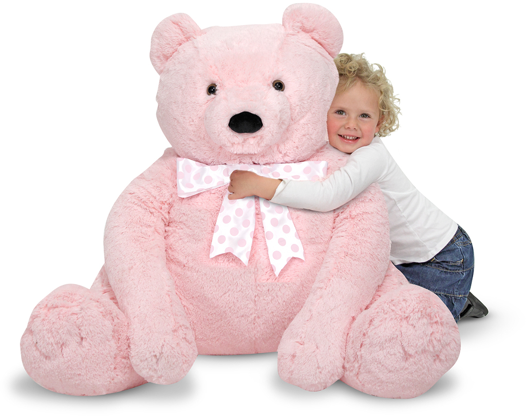 melissa doug jumbo teddy bear