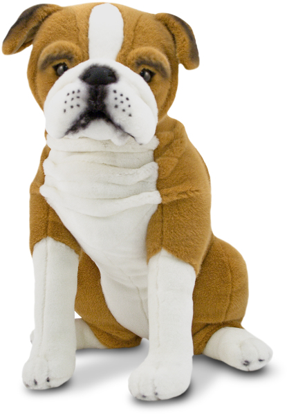 white english bulldog stuffed animal