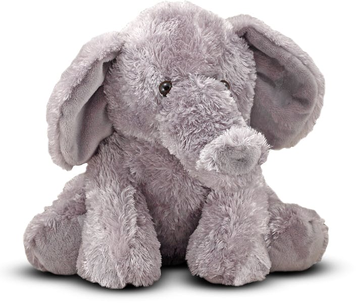 melissa & doug sterling elephant stuffed animal