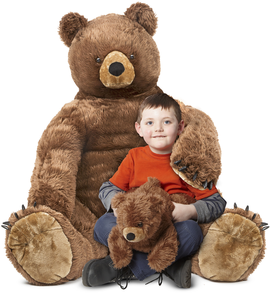 Wholesale Melissa Doug Plush Stuffed Animal: Brown Bear and Cub