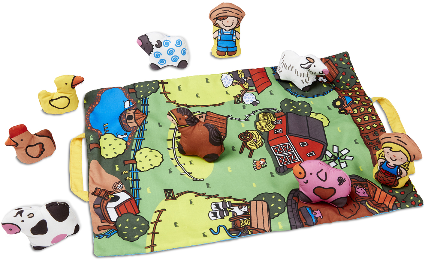 Wholesale Melissa Doug TakeAlong Farm Play Mat DollarDays