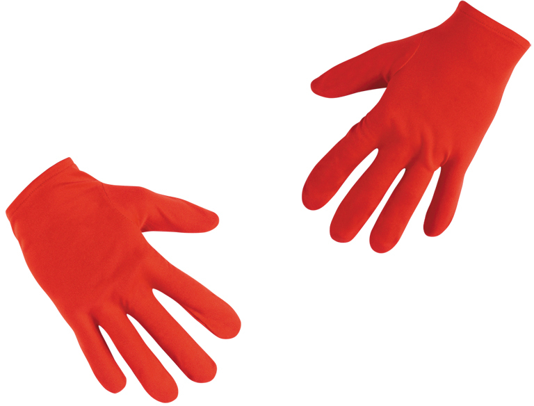 RED CHILD Gloves One Size Fits Most Costume Accessory NEW Superhero