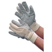 Men's Canvas Gloves - Black Dots, 8 oz